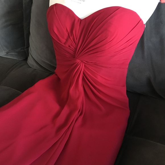 Bill Levkoff Style 484 sz 6, Cranberry - Picture 6 of 6